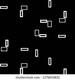 Simple black and white vector illustration. Abstract geometric background pattern
