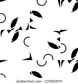 Simple black and white vector illustration. Abstract geometric background pattern

