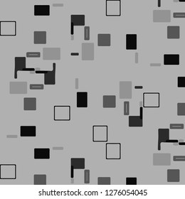 Simple black and white vector illustration. Abstract geometric background pattern
