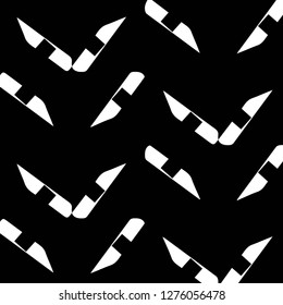 Simple black and white vector illustration. Abstract geometric background pattern
