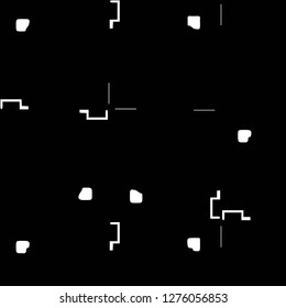 Simple black and white vector illustration. Abstract geometric background pattern
