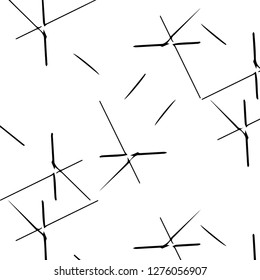 Simple black and white vector illustration. Abstract geometric background pattern
