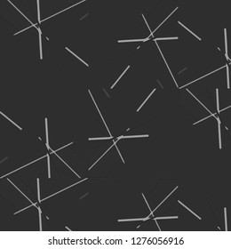 Simple black and white vector illustration. Abstract geometric background pattern
