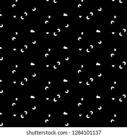 Simple black and white vector illustration. Abstract geometric background pattern