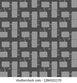 Simple black and white vector illustration. Abstract geometric background pattern
