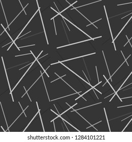 Simple black and white vector illustration. Abstract geometric background pattern