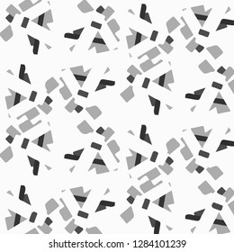 Simple black and white vector illustration. Abstract geometric background pattern