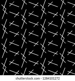 Simple black and white vector illustration. Abstract geometric background pattern