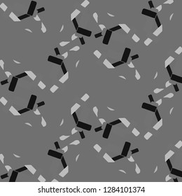 Simple black and white vector illustration. Abstract geometric background pattern