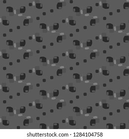 Simple black and white vector illustration. Abstract geometric background pattern