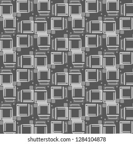 Simple black and white vector illustration. Abstract geometric background pattern