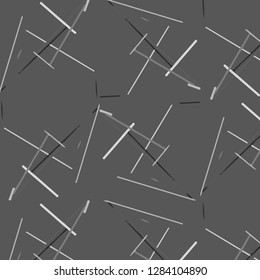 Simple black and white vector illustration. Abstract geometric background pattern