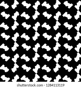 Simple black and white vector illustration. Abstract geometric background pattern