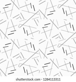 Simple black and white vector illustration. Abstract geometric background pattern