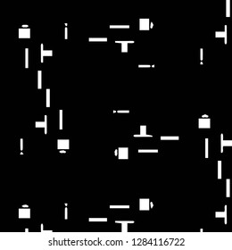 Simple black and white vector illustration. Abstract geometric background pattern