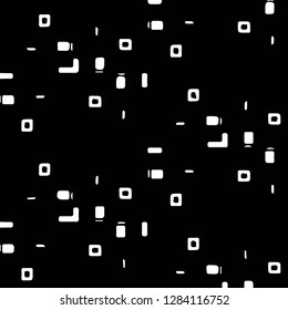 Simple black and white vector illustration. Abstract geometric background pattern