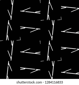 Simple black and white vector illustration. Abstract geometric background pattern