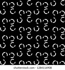 Simple black and white vector illustration. Abstract geometric background pattern