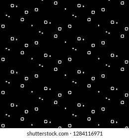 Simple black and white vector illustration. Abstract geometric background pattern