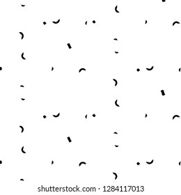 Simple black and white vector illustration. Abstract geometric background pattern