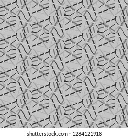 Simple black and white vector illustration. Abstract geometric background pattern