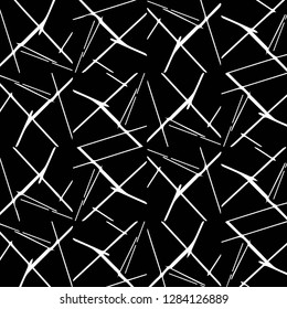 Simple black and white vector illustration. Abstract geometric background pattern