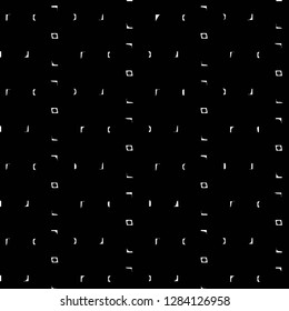 Simple black and white vector illustration. Abstract geometric background pattern