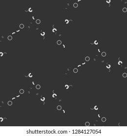Simple black and white vector illustration. Abstract geometric background pattern