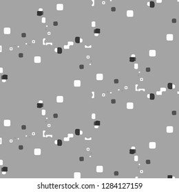 Simple black and white vector illustration. Abstract geometric background pattern