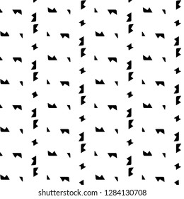 Simple black and white vector illustration. Abstract geometric background pattern