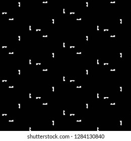 Simple black and white vector illustration. Abstract geometric background pattern