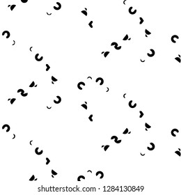 Simple black and white vector illustration. Abstract geometric background pattern