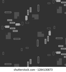 Simple black and white vector illustration. Abstract geometric background pattern