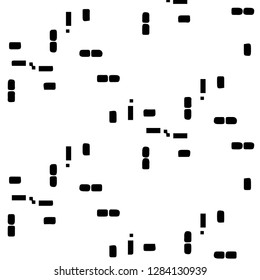 Simple black and white vector illustration. Abstract geometric background pattern