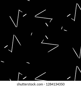 Simple black and white vector illustration. Abstract geometric background pattern