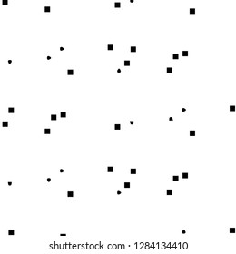 Simple black and white vector illustration. Abstract geometric background pattern