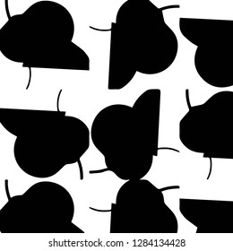 Simple black and white vector illustration. Abstract geometric background pattern