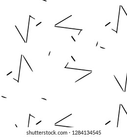 Simple black and white vector illustration. Abstract geometric background pattern