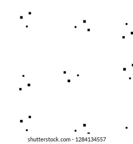 Simple black and white vector illustration. Abstract geometric background pattern