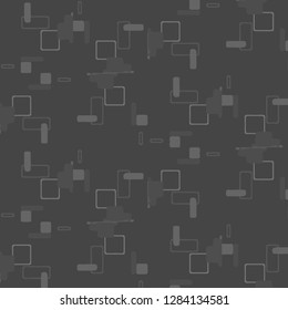 Simple black and white vector illustration. Abstract geometric background pattern