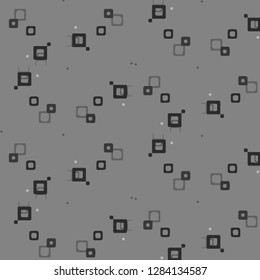 Simple black and white vector illustration. Abstract geometric background pattern
