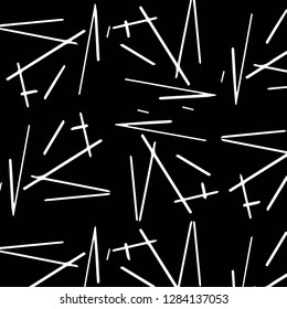 Simple black and white vector illustration. Abstract geometric background pattern