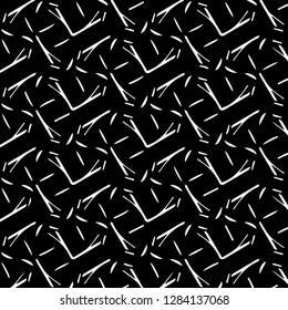 Simple black and white vector illustration. Abstract geometric background pattern
