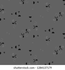 Simple black and white vector illustration. Abstract geometric background pattern