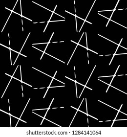 Simple black and white vector illustration. Abstract geometric background pattern