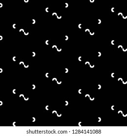 Simple black and white vector illustration. Abstract geometric background pattern
