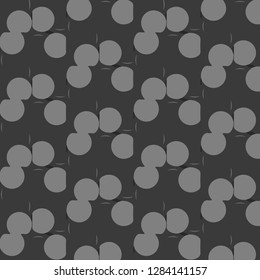 Simple black and white vector illustration. Abstract geometric background pattern
