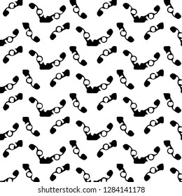 Simple black and white vector illustration. Abstract geometric background pattern