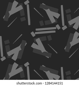 Simple black and white vector illustration. Abstract geometric background pattern