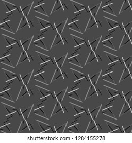 Simple black and white vector illustration. Abstract geometric background pattern